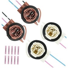 2PCS 3156 Bulb Socket and 2PCS 3157 Bulb Sokcet Tail Light Socket Pigtail