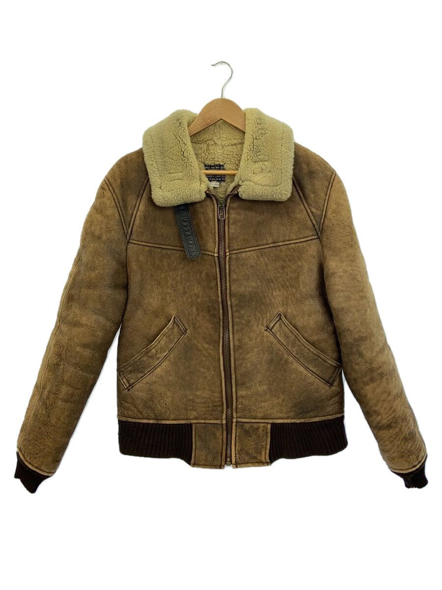 USA製 AVIREX B-6 Flight Jacket Vintage AVIREX B-6 Shearling Leather Flight Jacket Brown Durable