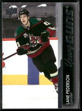 2021-22 Upper Deck #234 Lane Pederson Arizona Coyotes Rookie Hockey Card. rookie card picture