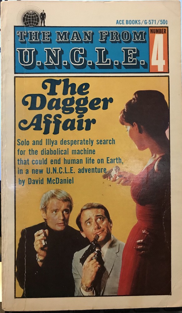 Rare Ace Books THE MAN FROM U.N.C.L.E. #4 by David McDaniel G-571