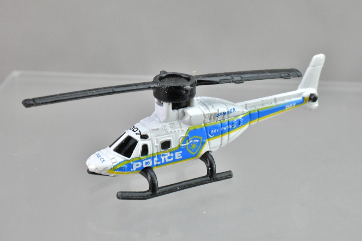 Micro Machines Elicottero Polizia Bell 222 – Nuovo – Veicolo In Scala