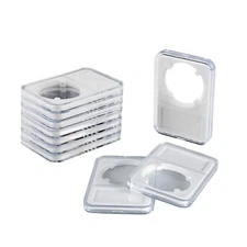 10-Pack Coin Slab Display Holder, Storage Case for Morgan, Peace, IKE Silver ...