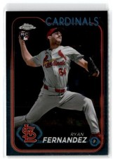 2024 TOPPS CHROME UPDATE RYAN FERNANDEZ. RC ST. LOUIS CARDINALS #USC115