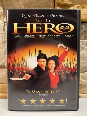 HERO JET LI TONY LEUNG MAGGIE CHEUNG DONNIE YEN CHEN DAO MING PG13 USED DVD