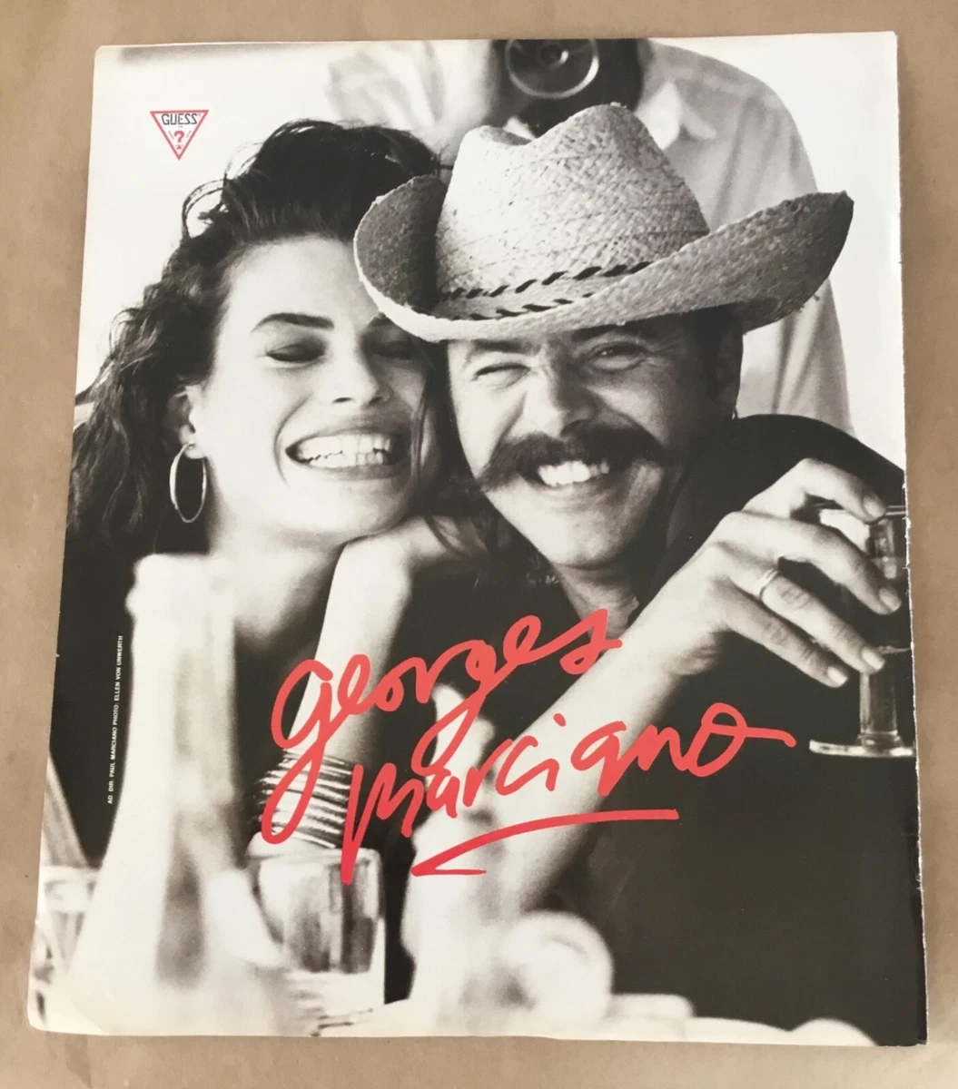 Carre Otis Guess print ad 1988 vintage orig 1980s Ellen von Unwerth  Marciano | eBay