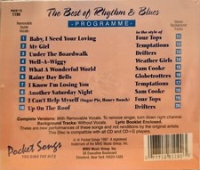 1190 R  B  POCKET SONGS KARAOKE CDG  LOT MI