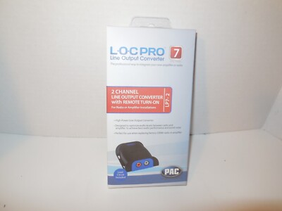 PAC LP7-2 L.O.C.PRO Series 2-Channel Line Output Converter with Remote Turn On