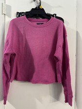 American Eagle Large Distressed Cropped Sweatshirt