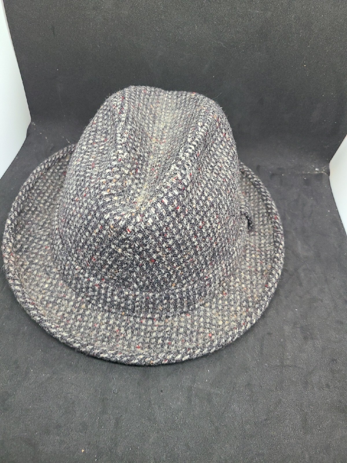 Pendleton Tweed Fedora Walking Hat Size Medium 7-… - image 1