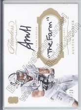austin hooper auto autograph stanford cardinal college 9/10 2017