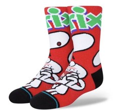 STANCE TRIX KIDS CEREAL GENERAL MILLS SOCKS YOUTH SIZE LARGE 3-5.5 NWT
