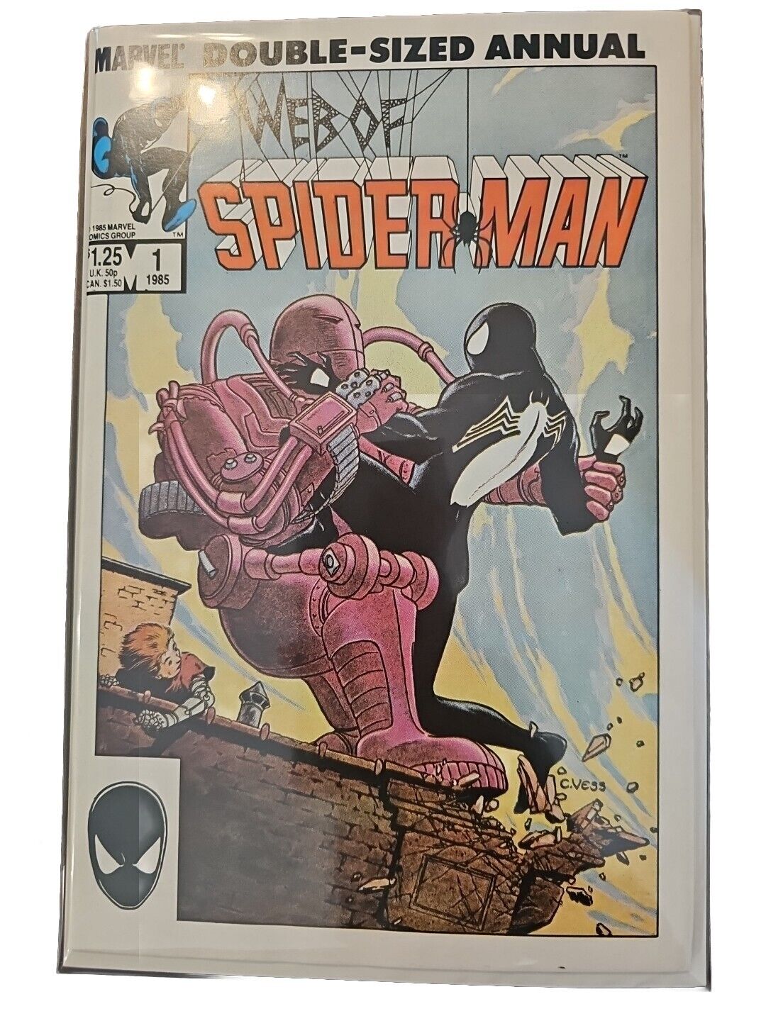 Web of Spider-Man Annual # 1 1985 Marvel Charles Vess Tony Salmons Ann Nocenti