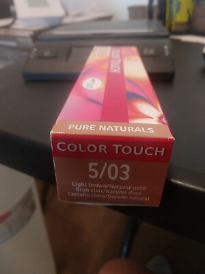 Wella Color Touch 5/03 Light Brown/Natural Gold, 2 oz