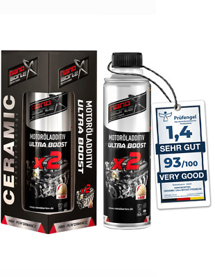 NanoBorTeX CERAMIC Motoröl Öl Additiv Motorschutz Bor Motorbeschichtung 600ml