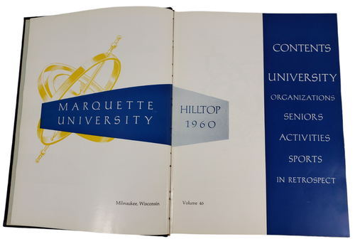 1960 Marquette University - Hilltop Yearbook - Milwaukee WI - Picture 3 of 8