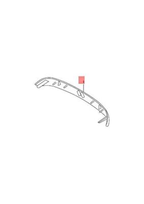 OEM AUDI A8 Trim Backrest Cover Linden Artefact/Grey Brown 4N0881608C12R