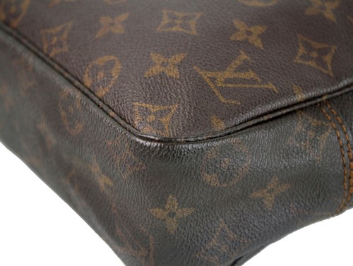 LOUIS VUITTON Monograma Marrón Lona Bolso de Inodoro Usado Francia - Imagen 9 de 20
