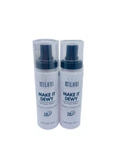 Lot/2 Milani Make It Dewy Setting Spray Hydrate+Illuminate+ Set  ~ 04 ~ 60 ml