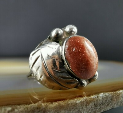 Ring Silber 925 Goldfluss Mexico 15 mm - schimmernd & auffällig silver anello