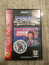 Sega Genesis Gametek "Jeopardy Deluxe Edition" - Complete tested