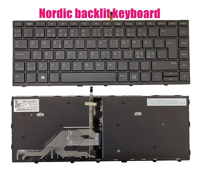 Clavier Nordic HP ProBook 4540s Original 701485-DH1 - Pour Pièces / Ne Fonctionne Pas