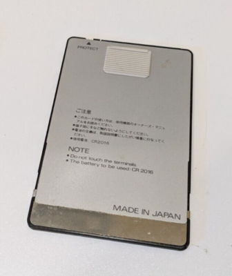 Vintage Roland M-256D Memory Data RAM Card 256 Made in Japan