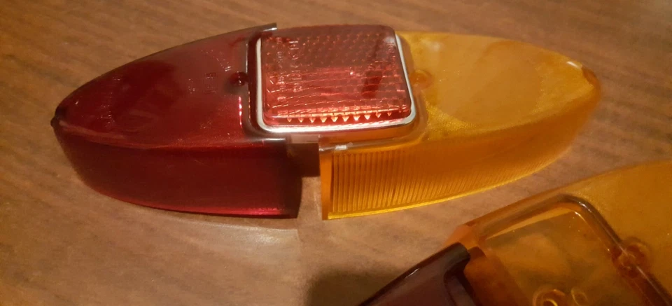 Fiat 1100D 600T Tail light lenses, set of 6 pieces, show quality. — 第 3/3 张图片