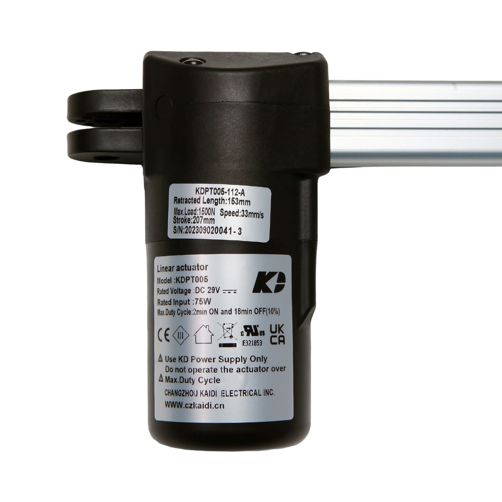 Kaidi Linear Actuator Motor Kit Model KDPT007-10 For Power Recliner - View #6