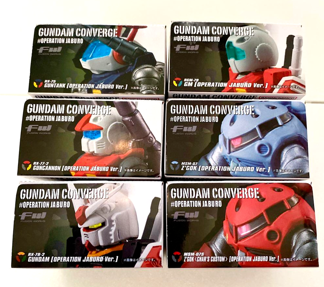 FW GUNDAM CONVERGE OPERATION JABURO All 6 types set Full complete