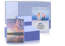 Vmiapxo 50 Pack 4" x 6" Hard Plastic Card Sleeves, Waterproof Postcard Photo ...