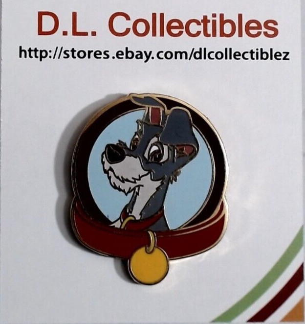 Disney Lady & the Tramp Dog Collar Tramp Pin