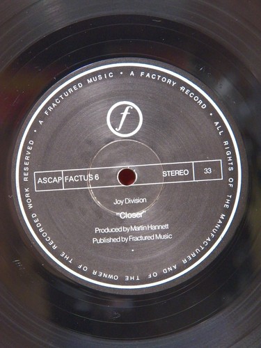 12" LP VG++/EX Joy Division Closer 1981 Factory Repress FACTUS VI - Picture 6 of 6