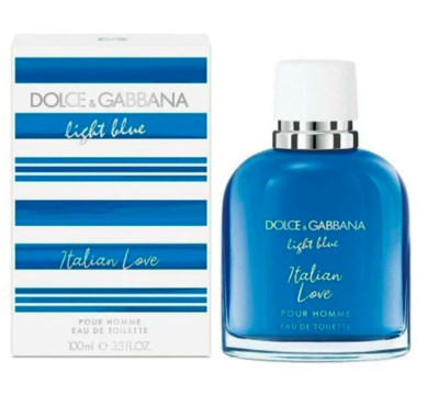 Dolce & Gabbana Light Blue Italian Love EDT Men 3.3 oz 100ml New in box sealed