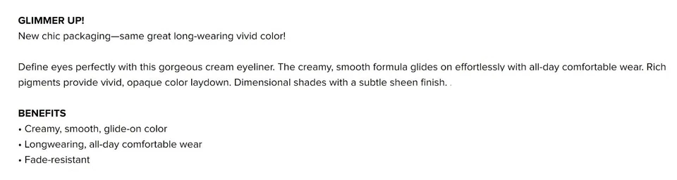 AVON Glimmerstick / Glimmer Retractable Eye Liner Eyeliner New choose ur colors - image 4 of 4