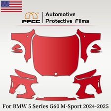 For BMW 5 Series G60 M Sport 2024-UP Precut Paint Protection Film Clear PPF TPU