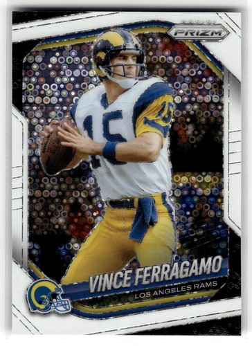 Vince Ferragamo 2025 Panini Prizm #240 Los Angeles Rams White Disco