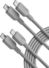 Anker USB C to C Cable 2Pack, 10FT ,240W Type-C Fast Charging 10ft, Grey