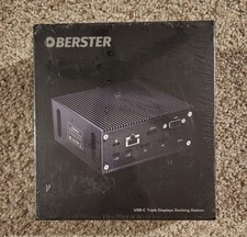 Oberster USB-C Triple Display Docking Station OB-DC006B  Brand New 