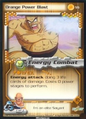 Orange Power Blast - Cell Saga (Unlimited) - Dragon Ball Z CCG (Score 2000)