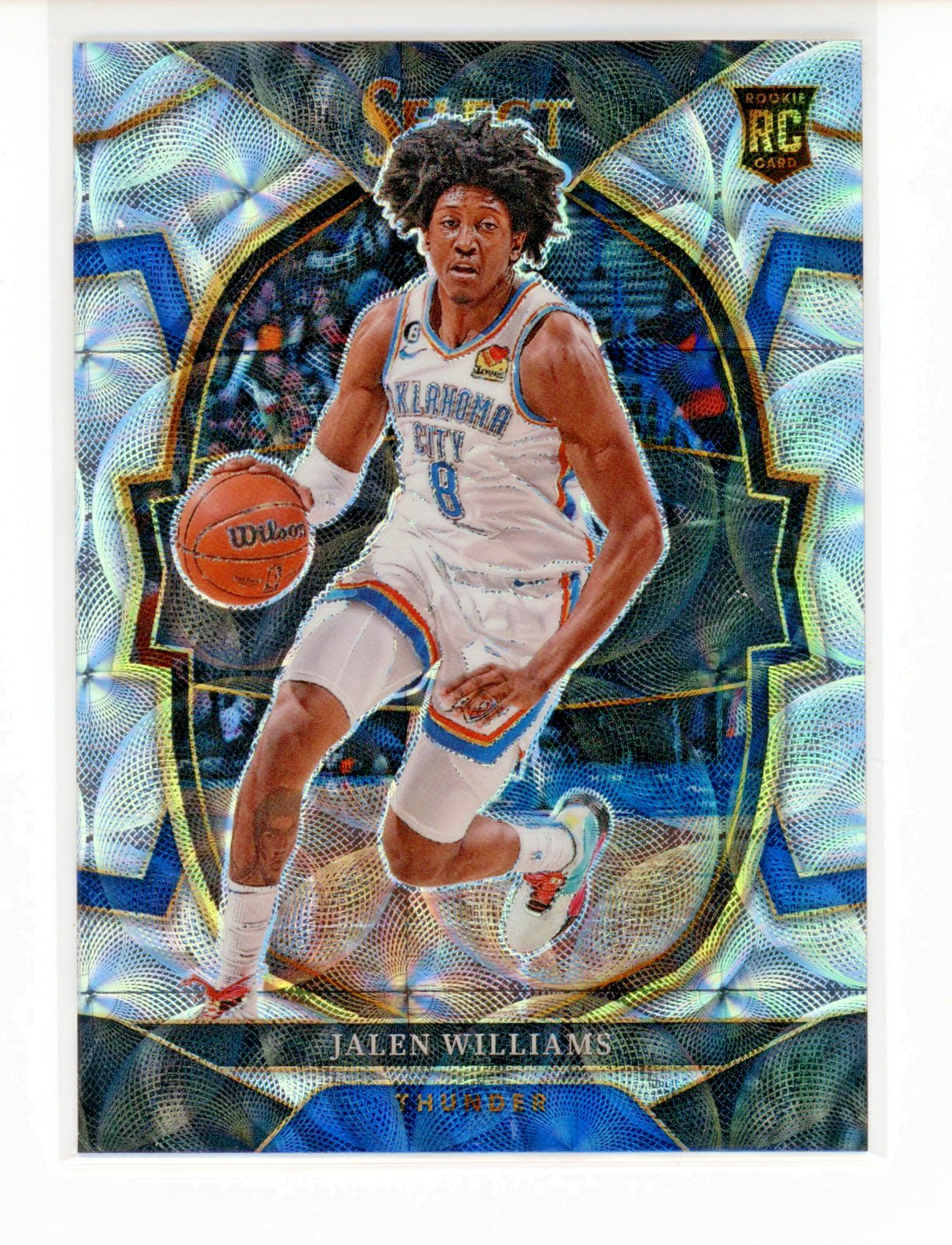 Jalen Williams 2022-23 Panini Select Rookie Silver Scope Prizm #90 RC Basketball