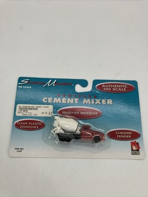 Life Like 1950s Ford Cement Truck HO 1/87 Scale Scene Masters Red 1639 NIP