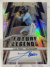 2025 Panini Prospect Edition #FLS-LP Luis Pena Future Legends Auto Silver Prizm