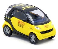 Busch 48922 - Smart Fortwo Coupe ASB NüRnberg FüRth PKW Modell - H0 1:87