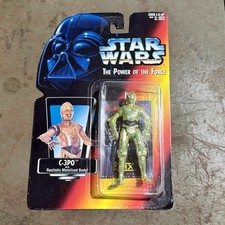 vintage 1995 Kenner Star Wars  The Power of the Force C-3PO action figure Sealed