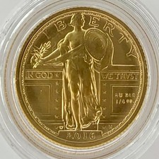 2016-w 25c Standing Liberty Centennial Gold Coin In West Point Mint Box 2016-w 25c Standing Liberty Centennial Gold Coin In West Point Mint Box
