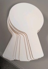 Flipside Dry Erase Paddle, 9 x 5, White, 10