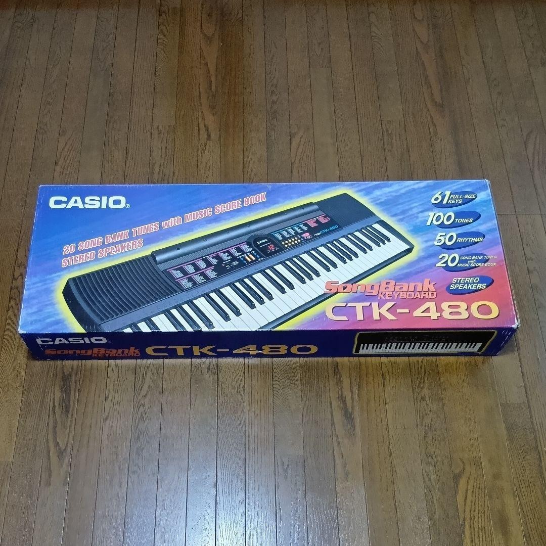 カシオ　キーボード　CASIO 電子ピアノ　CTK-480 CASIO Electronic Keyboards Musical Instrument CTK-480 61