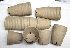 100pcs Peat Pots for Seedlings 3.15 Inch Biodegradable Small Nursery Pots for Pl
