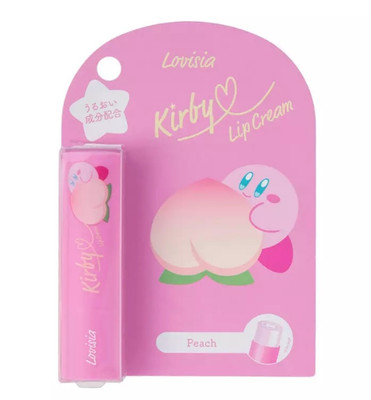 Hoshi no Kirby Lovisia Lip Balm Chap Stick Peach Scent | NEW