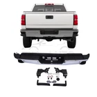 Chrome Rear Step Bumper Assembly W/ For 2015-2019 Silverado Sierra 2500HD 3500HD
